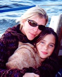 on the sailboat